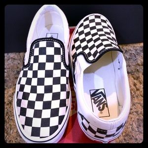VANS- classic slip-on Black/white checkerboard
